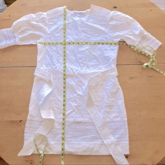 Rebecca Minkoff White Georgina Lace Trim Dress
Size Medium - Picture 10 of 12